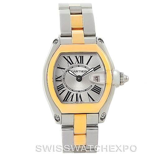 Cartier Roadster Ladies Yellow Gold Steel Watch W62026Y4 | SwissWatchExpo