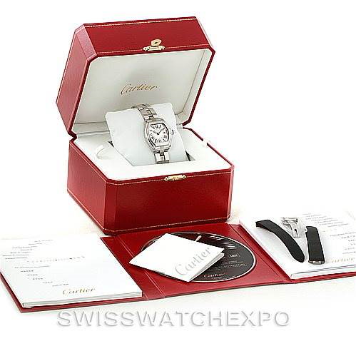 〇 Cartier Rosdstar SM W62016V3 FZ8231 Cartier Roadster W62016V3 30 MM Silver-tone Dial Pre-owned
