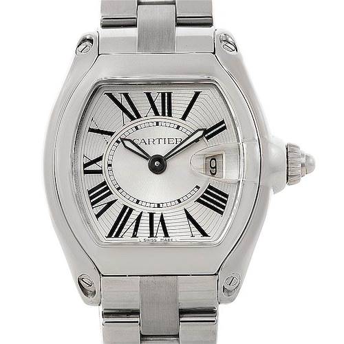 Photo of Cartier Roadster Silver Dial Ladies Steel Watch W62016V3
