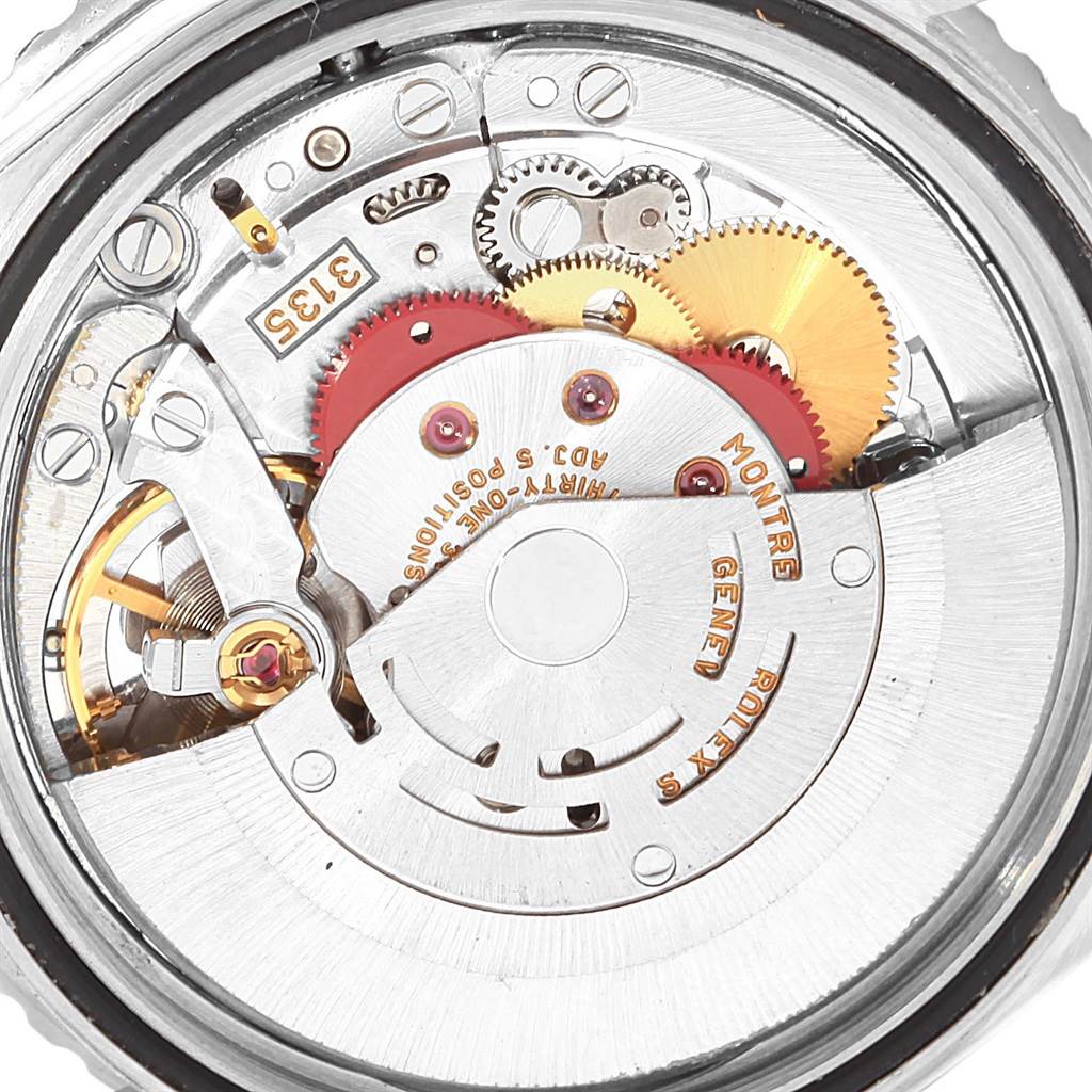 The image shows the inner mechanical movement of a Rolex Turn-o-Graph 16264 Men's Stainless Steel Grey Dial 16264 Men's Stainless Steel Grey Dial watch.