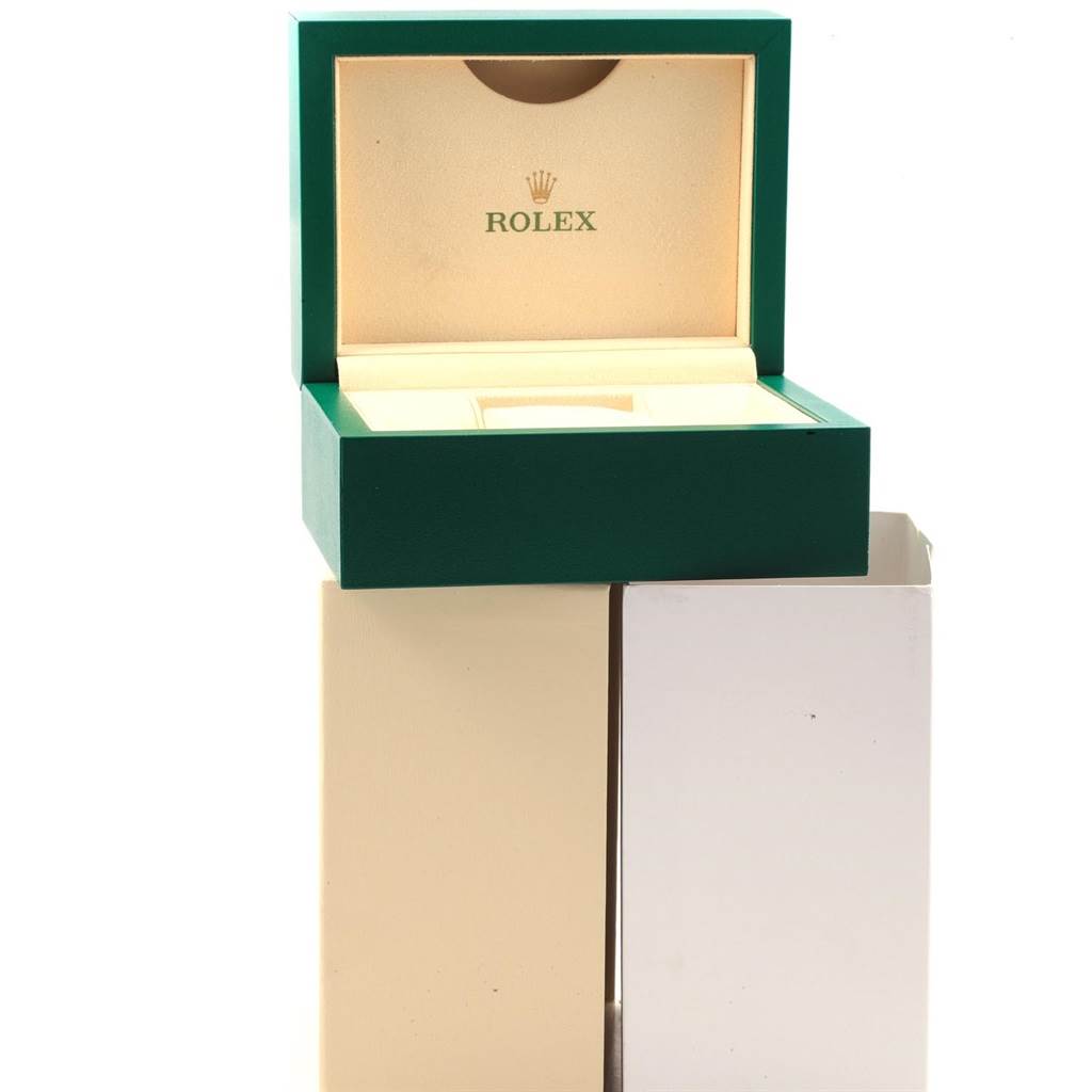 The image shows an open Rolex box for the Turn-o-Graph model, highlighting the interior and packaging.