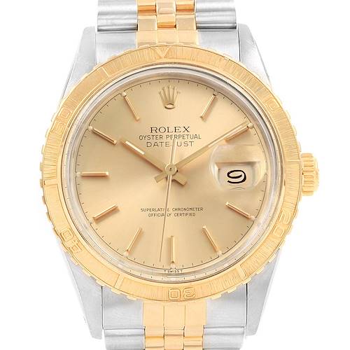 Photo of Rolex Datejust Turnograph 36 Steel Yellow Gold Jubilee Bracelet Watch 16253