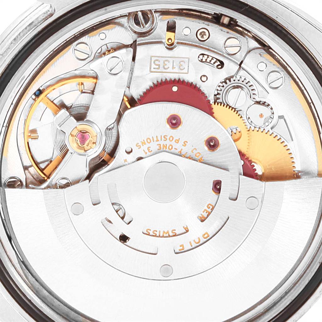 This image shows the internal movement mechanism of a Rolex Turn-o-Graph 116264 Men
s Stainless Steel Black Dial 116264 Men
s Stainless Steel Black Dial watch.