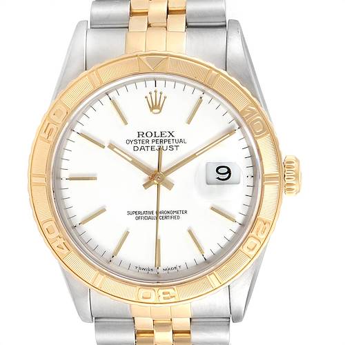 Photo of Rolex Datejust Turnograph 36mm Steel Yellow Gold Mens Watch 16263