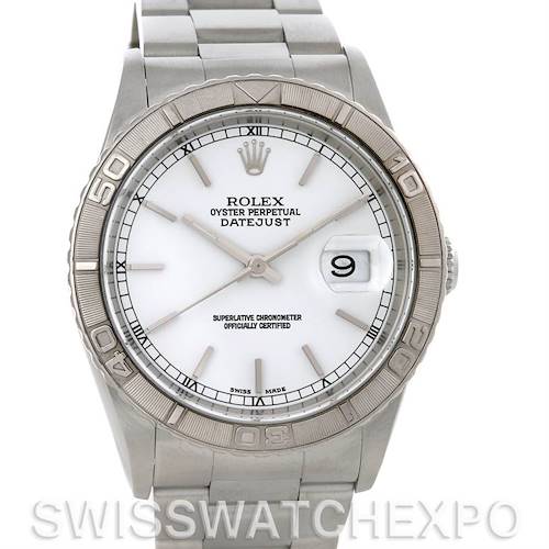 Photo of Rolex Turnograph Steel and 18k White Gold Watch 16264