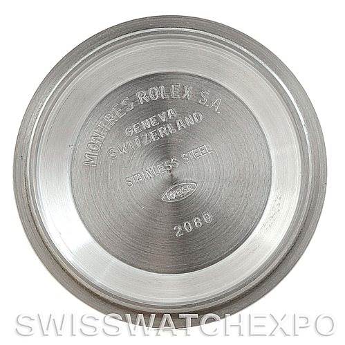 This image shows the back case of a Rolex Turn-o-Graph 16263 Men's Steel and Gold (two tone) Black Dial 16263 Men's Steel and Gold (two tone) Black Dial watch, marked with brand inscriptions and specifications.