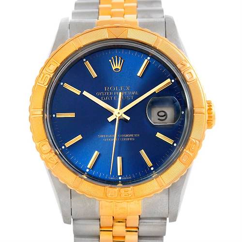 Photo of Rolex Thunderbird Turnograph Mens Steel and 18k Yellow Gold watch 16263