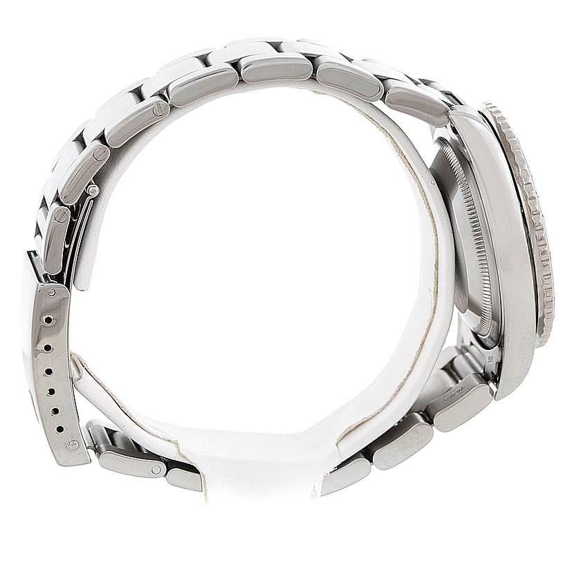 The image shows a side view of a Rolex Turn-o-Graph 16264 Men's Stainless Steel Silver Dial 16264 Men's Stainless Steel Silver Dial watch, featuring the bracelet and the watch case with a visible crown and bezel.