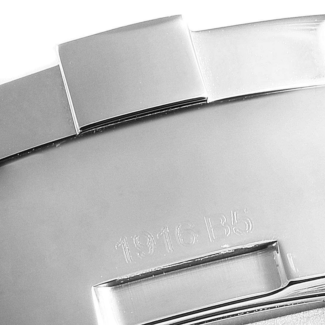 The image shows a close-up of the metal bracelet and part of the clasp of the Breitling Colt A13388 Men's Stainless Steel Black Dial A13388 Men's Stainless Steel Black Dial watch.