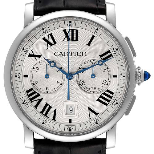 Photo of NOT FOR SALE Cartier Rotonde Chronograph Silver Dial Steel Mens Watch WSRO0002 PARTIAL PAYMENT