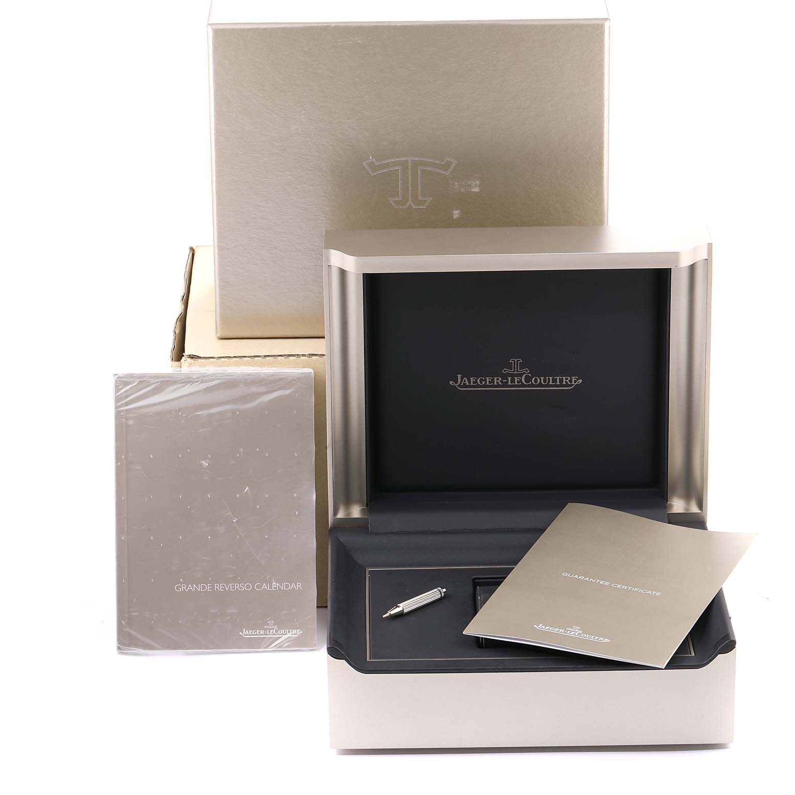 Jaeger LeCoultre Grande Reverso Calendar Moonphase Rose Gold Watch ...