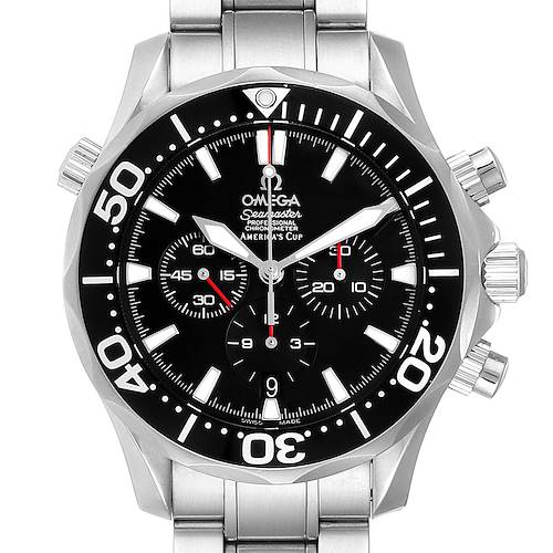 Photo of Omega Seamaster 300M Chronograph Americas Cup Watch 2594.50.00 Box Card