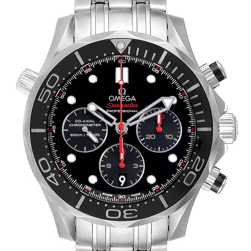 Omega Seamaster Diver 300M Co-Axial Steel Mens Watch 212.30.44.50.01.001 SwissWatchExpo