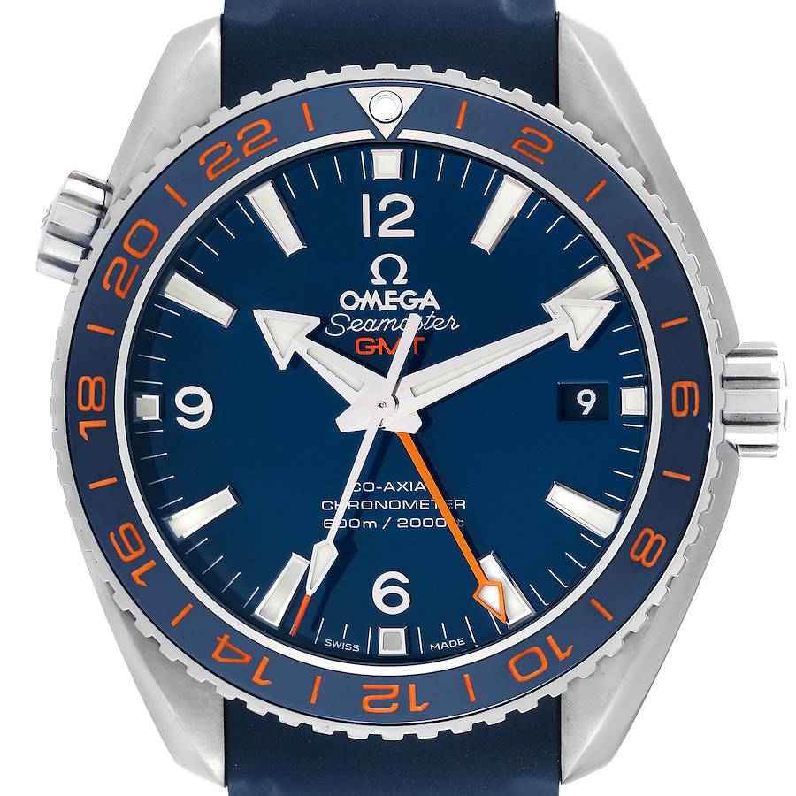 Omega Seamaster Planet Ocean GMT GoodPlanet Watch 232.32.44.22.03.001 Box Card SwissWatchExpo