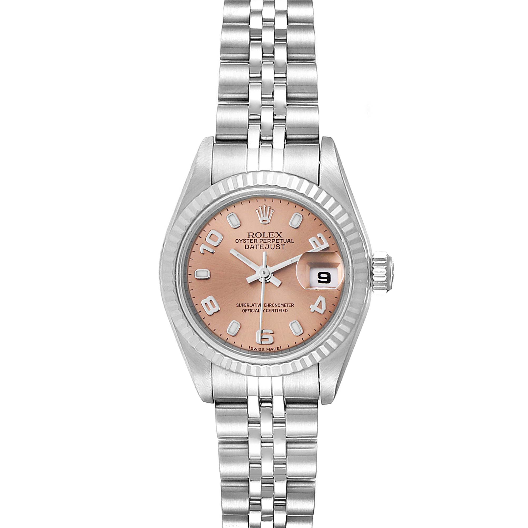 rolex datejust salmon
