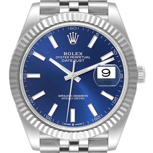 Photo of NOT FOR SALE Rolex Datejust 41 Steel White Gold Blue Dial Mens Watch 126334 Box Card PARTIAL PAYMENT