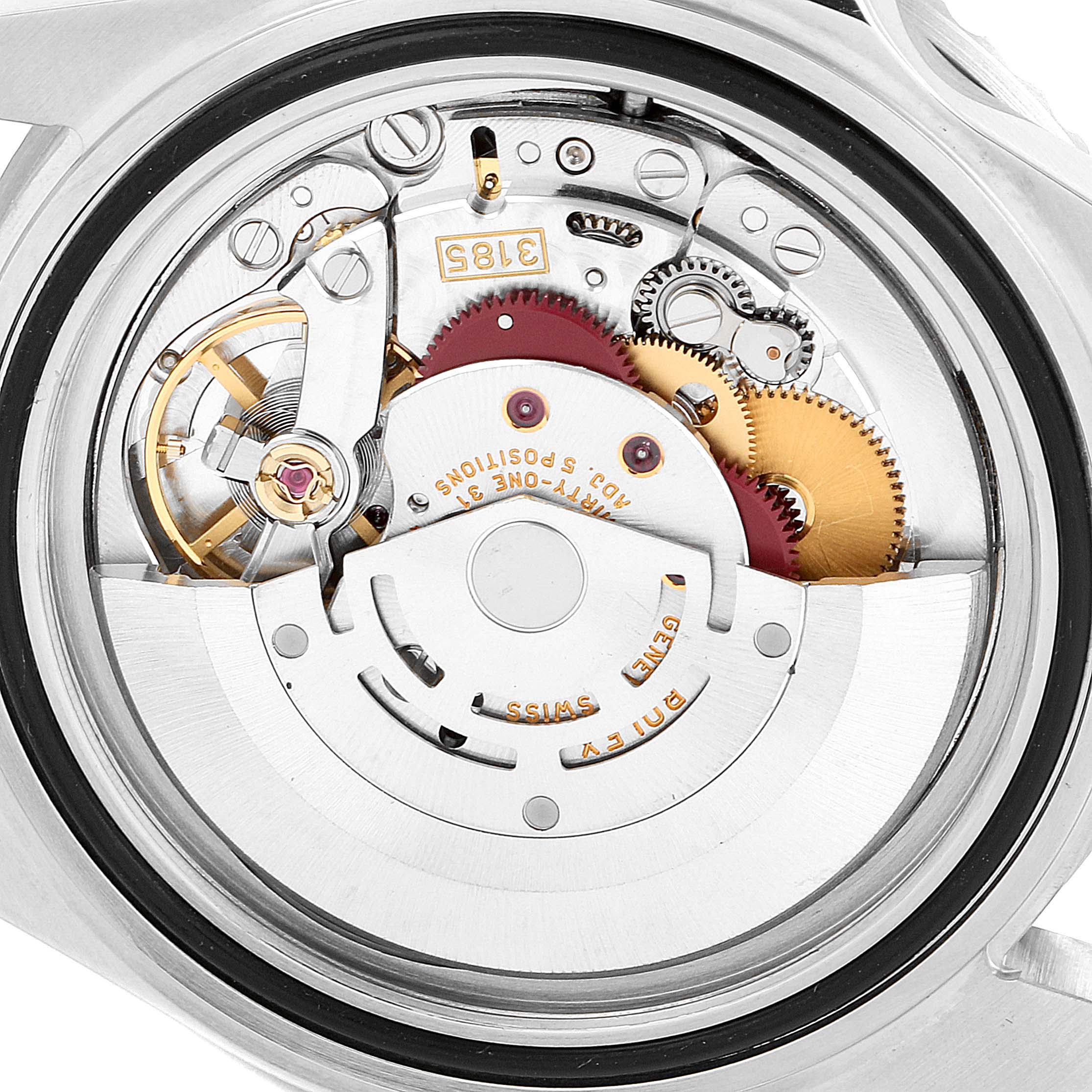 This image shows the internal movement components of a Rolex GMT-Master 16710 Men
s Stainless Steel Black Dial 16710 Men
s Stainless Steel Black Dial watch viewed from the back.