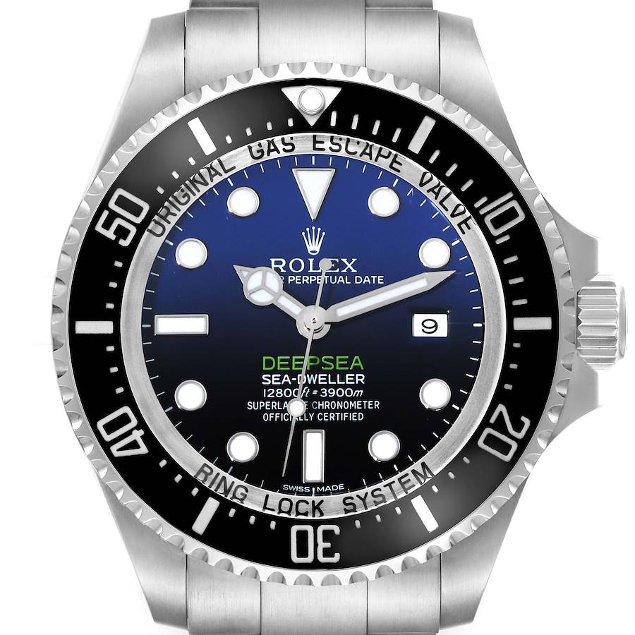Rolex Seadweller Deepsea Cameron D-Blue Steel Mens Watch 116660 Card SwissWatchExpo