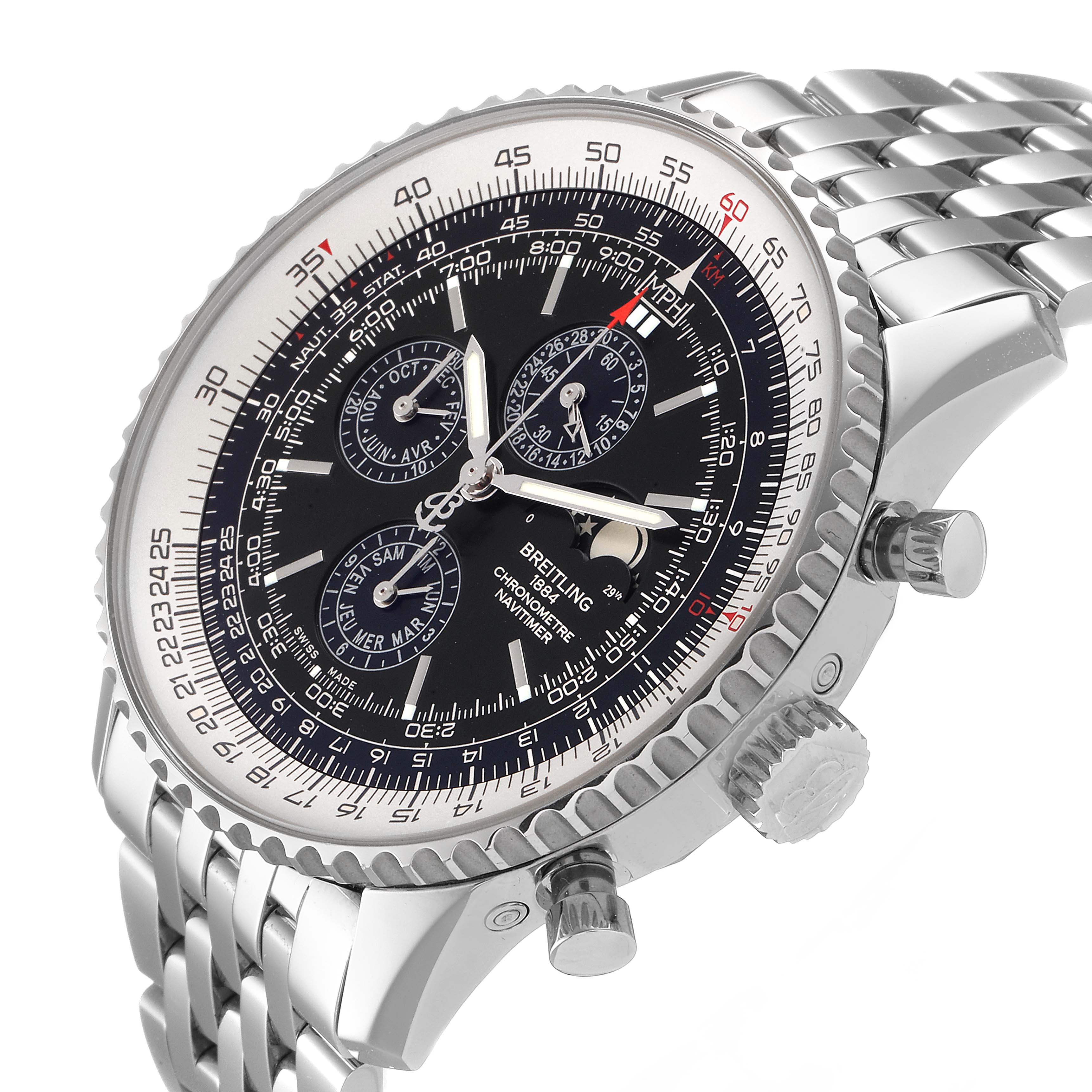 breitling montbrillant moonphase