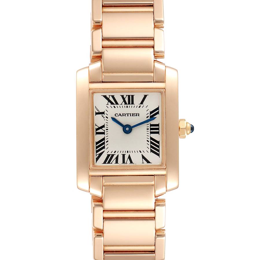 Cartier Tank Francaise Rose Gold Quartz Ladies Watch 2793 SwissWatchExpo