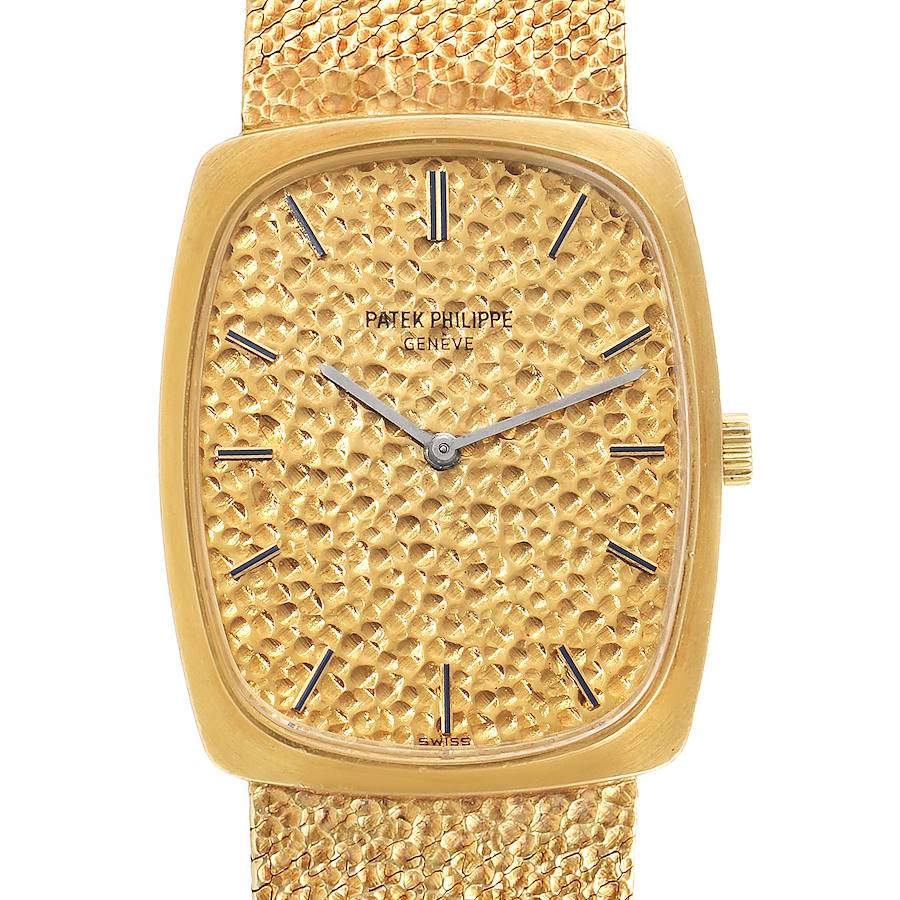 Patek Philippe Ellipse 18k Yellow Gold Vintage Mens Watch 3567 SwissWatchExpo