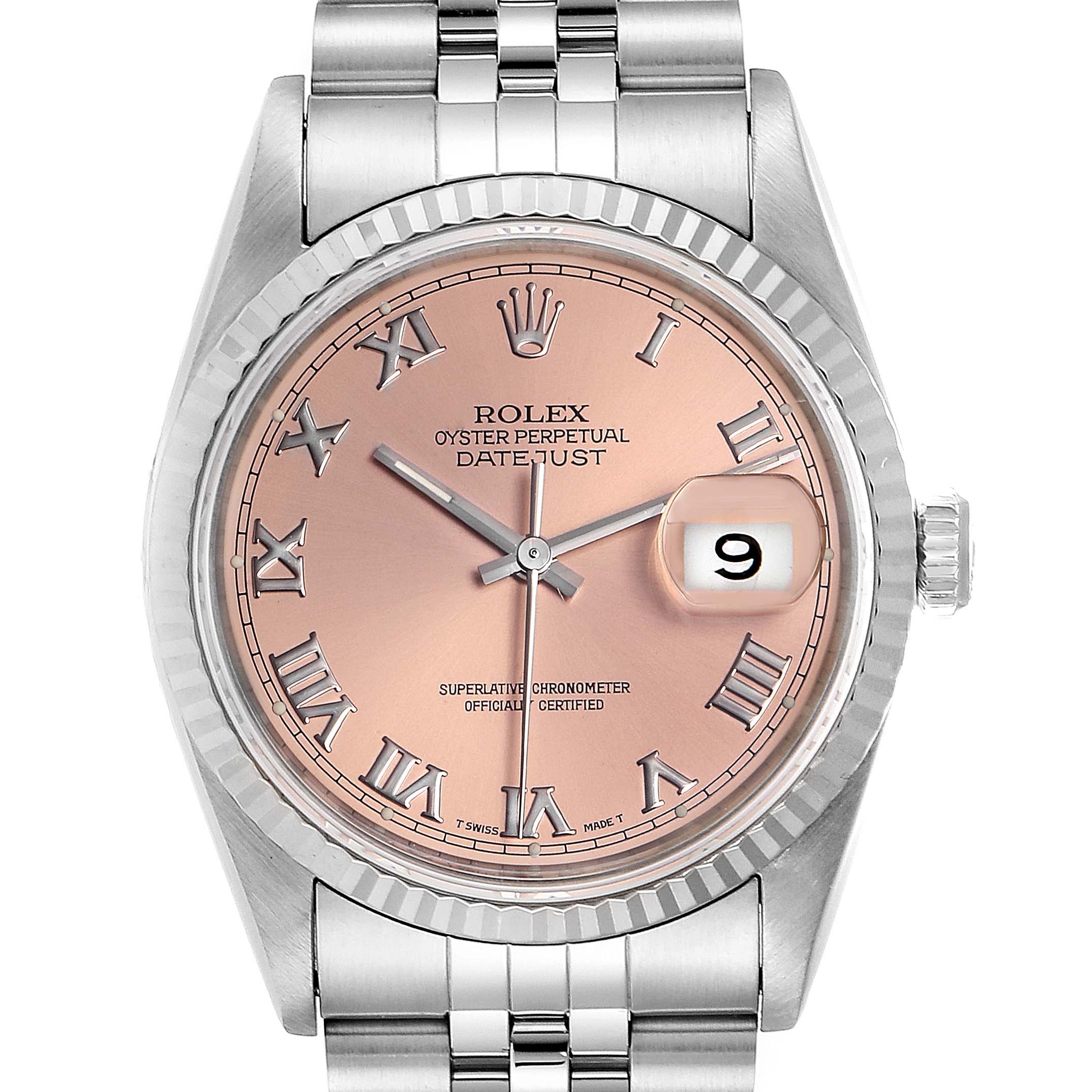 rolex datejust 36 salmon dial