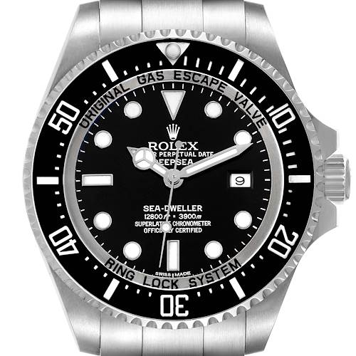Photo of Rolex Seadweller Deepsea Ceramic Bezel Mens Watch 116660 Box Card