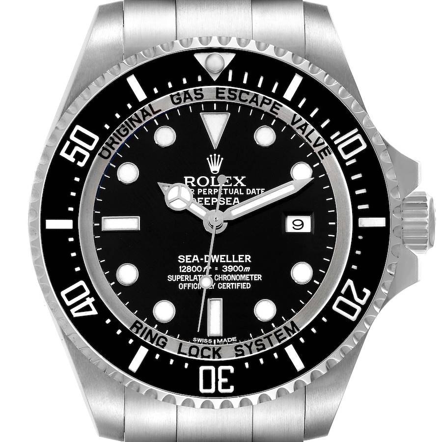 Rolex Seadweller Deepsea Ceramic Bezel Mens Watch 116660 Box Card SwissWatchExpo