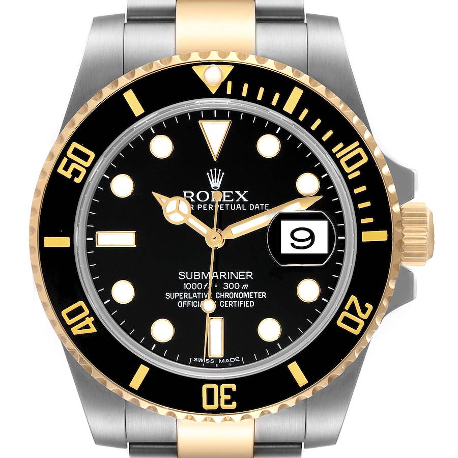 NOT FOR SALE Rolex Submariner Steel Yellow Gold Black Dial Mens Watch 116613 Box Card PARTIAL PAYMENT SwissWatchExpo