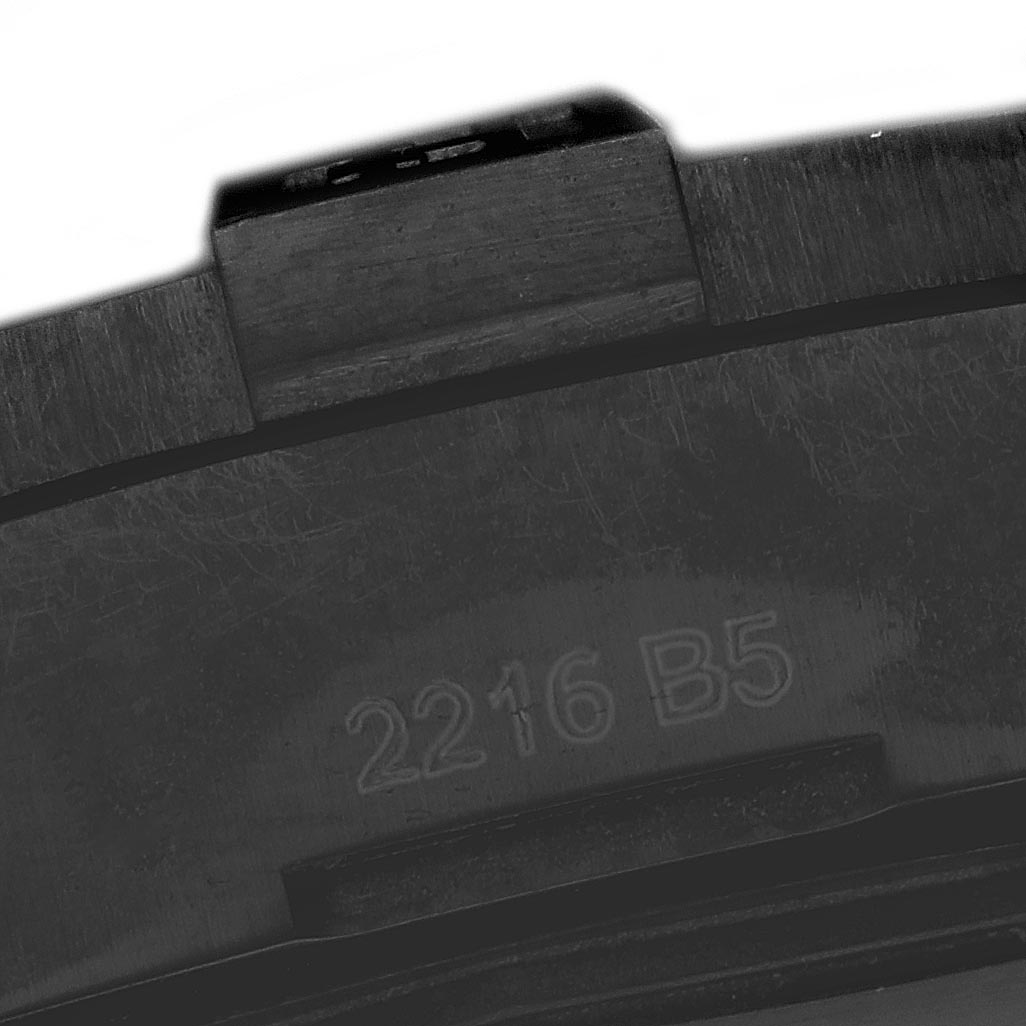 The image shows a close-up of the case back detail and engraving on the Breitling Avenger M3239010/BF04 Men's Stainless Steel Black Dial M3239010/BF04 Men's Stainless Steel Black Dial watch.