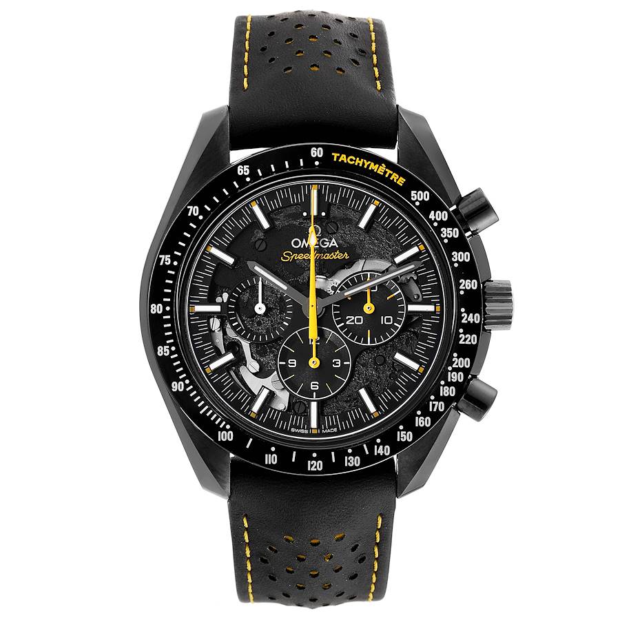 保証書付きOMEGA Speedmaster MoonSwatch ブラック OMEGA Speedmaster Moonwatch 311.92.44.51.01.003 Dark Side of