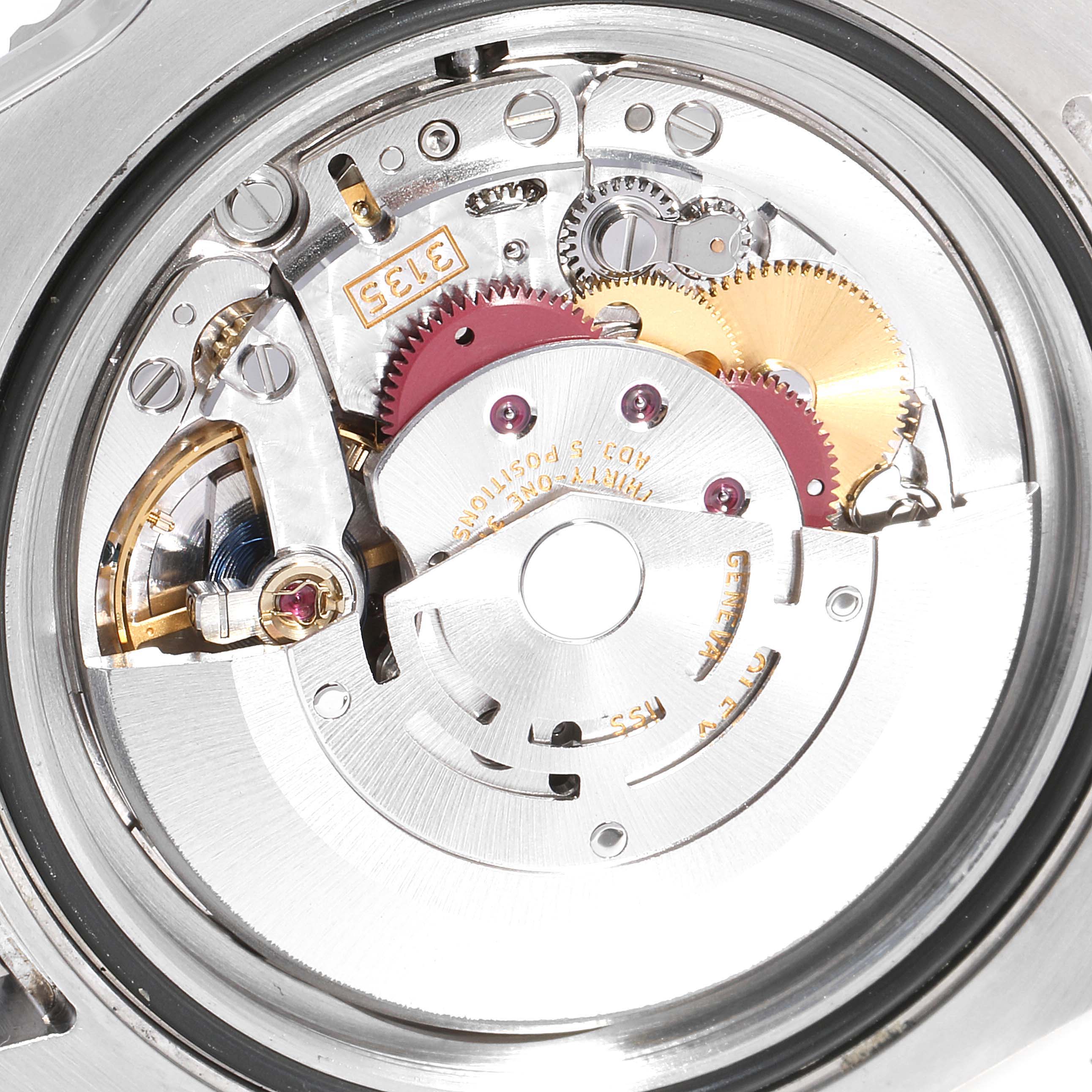 This image shows the intricate inner mechanical movement of a Rolex Submariner 116610 Men
s Stainless Steel Black Dial 116610 Men
s Stainless Steel Black Dial watch.