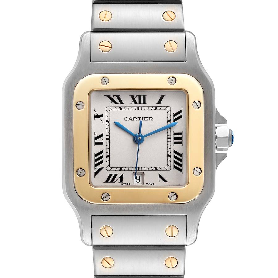 NOT FOR SALE Cartier Santos Galbee Large Steel Yellow Gold Mens Watch W20011C4 Box Papers PARTIAL PAYMENT SwissWatchExpo