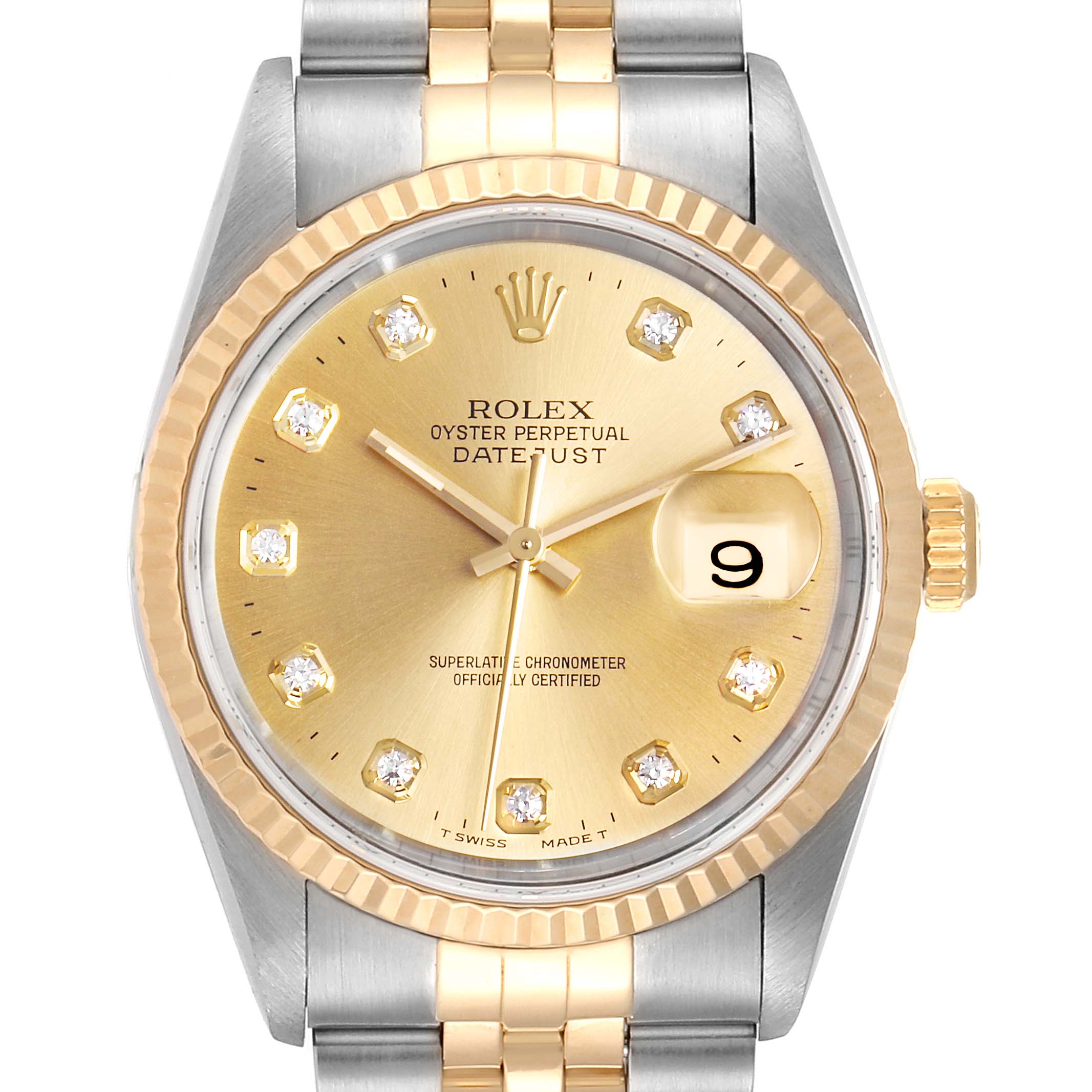 datejust steel and gold