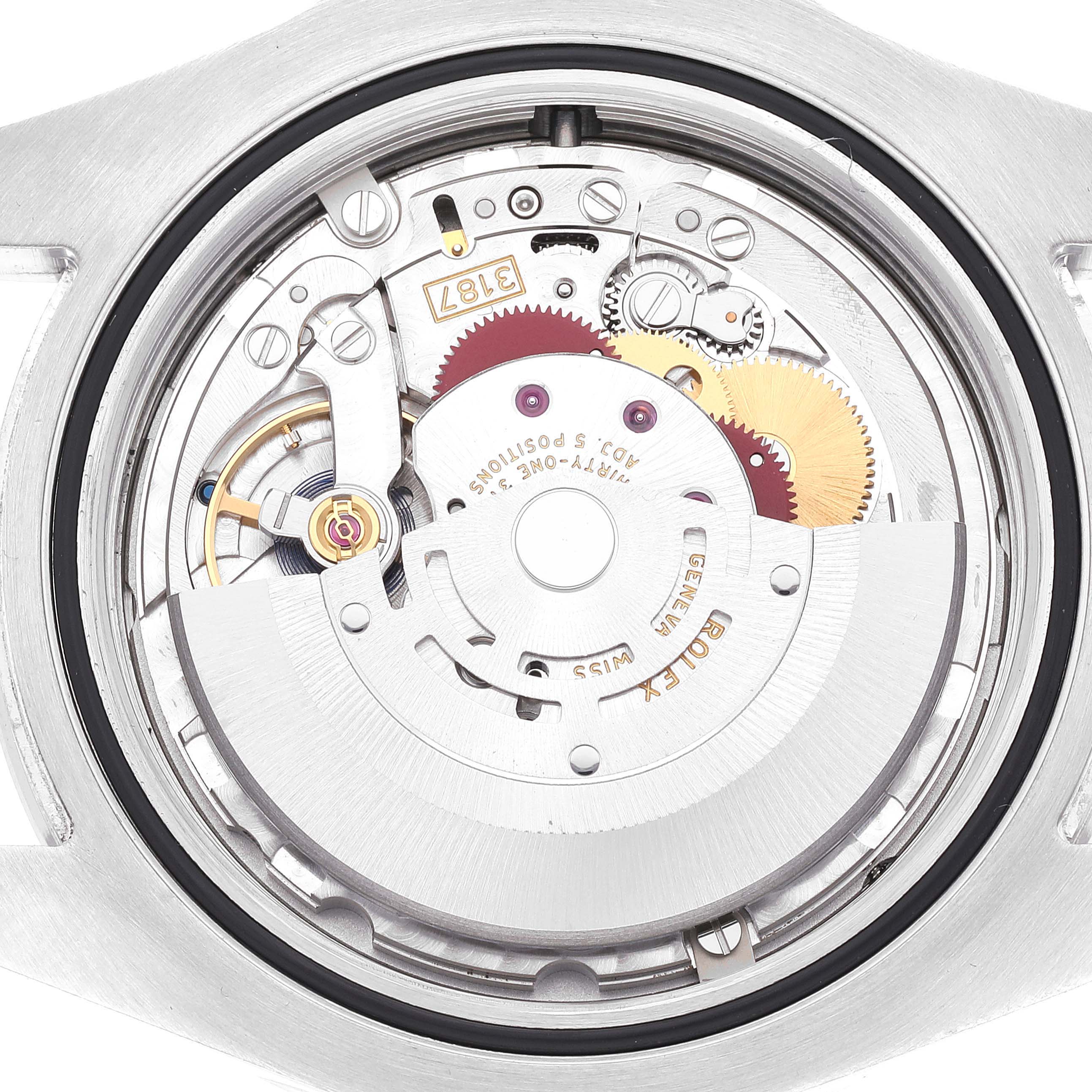 This is the internal mechanism of a Rolex Explorer 216570 Men
s Stainless Steel White Dial 216570 Men
s Stainless Steel White Dial watch, shown from the back.