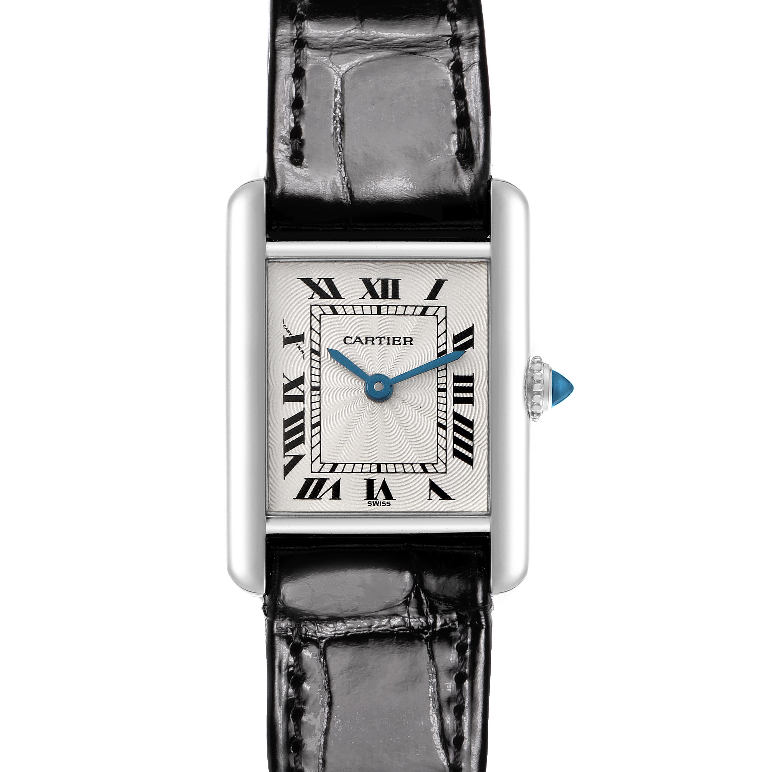 Cartier Tank Louis Platinum W1509251 Stock 70945 SwissWatchExpo