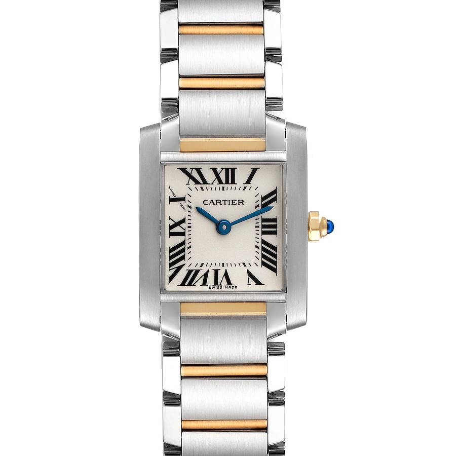 Cartier Tank Francaise Small Two Tone Ladies Watch W51007Q4 SwissWatchExpo