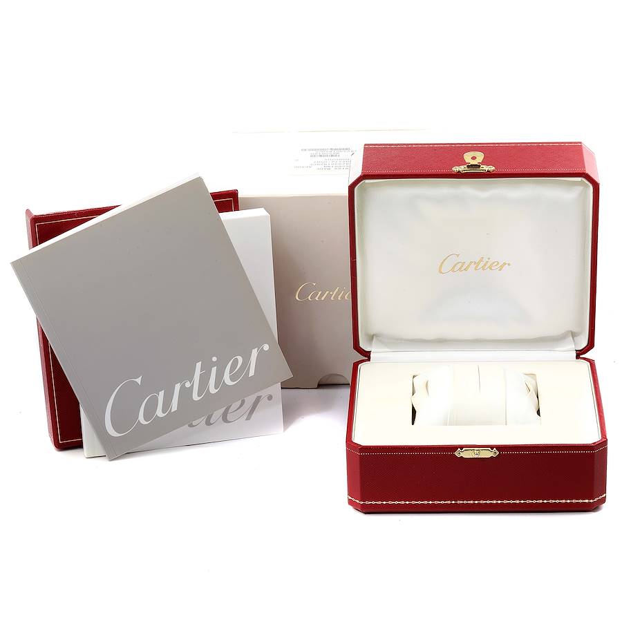 Cartier Tankissime Silver Dial Rose Gold Ladies Watch W650018H Box Papers