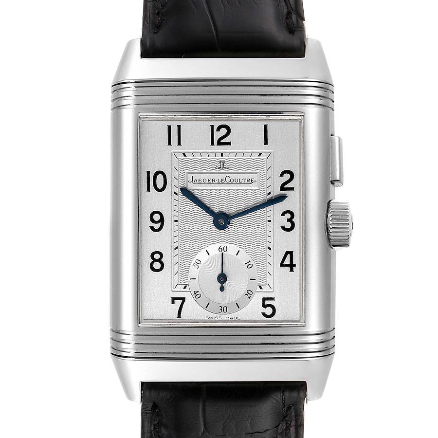 Jaeger LeCoultre Reverso Duo Day Night Watch 271.84.10 Q2718410 Box Papers SwissWatchExpo