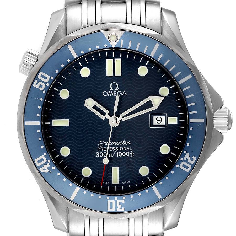 Omega Seamaster Diver 300M James Bond Quartz Mens Watch 2541.80.00 SwissWatchExpo