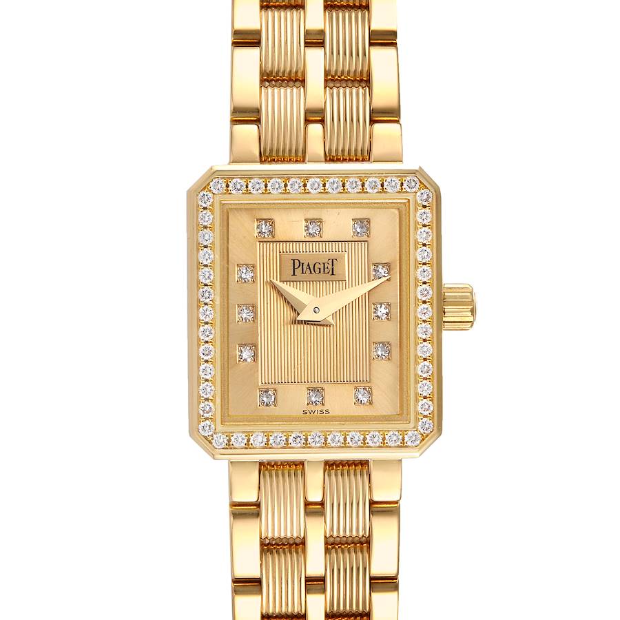 Piaget 18K Yellow Gold Diamond Ladies Watch M601D SwissWatchExpo