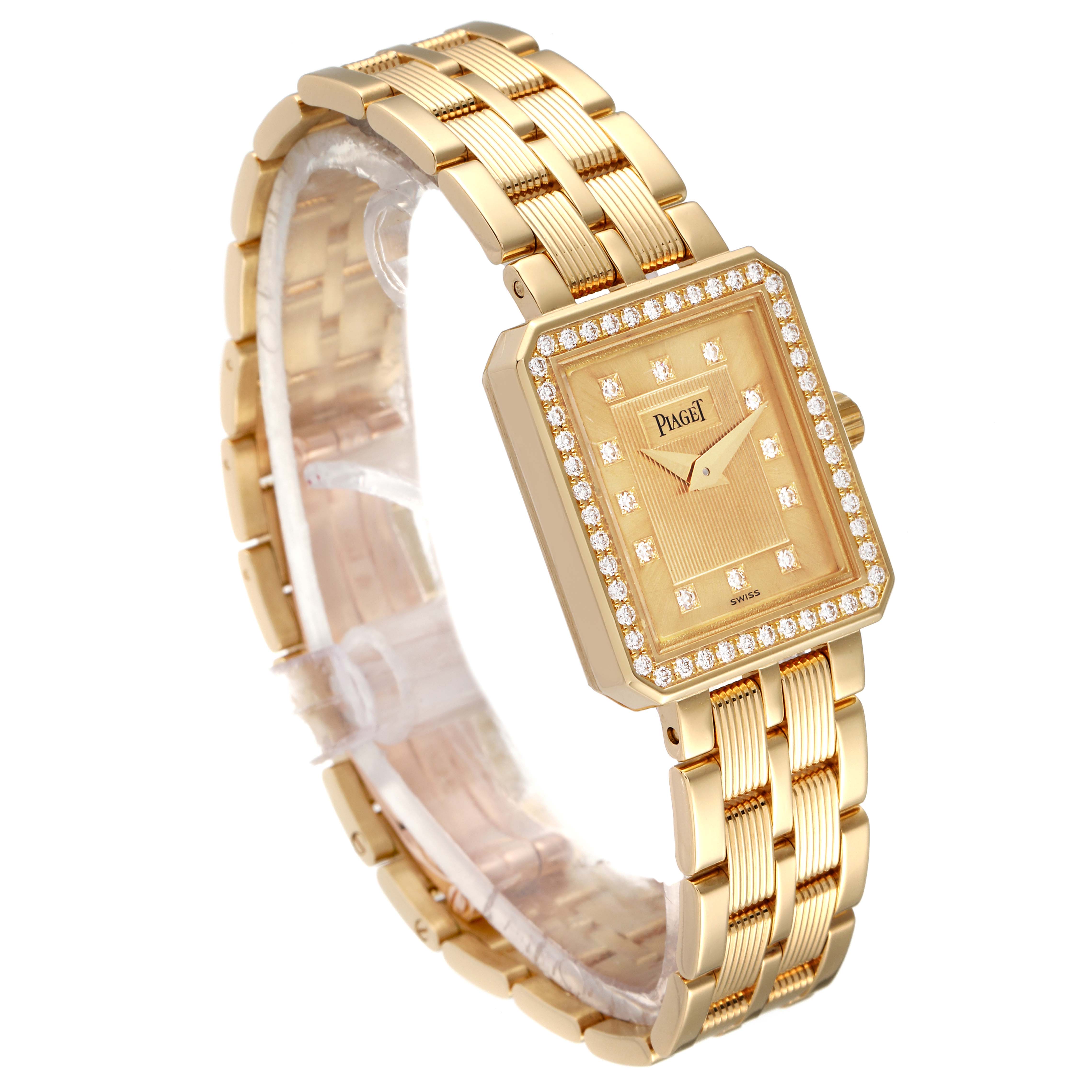 Piaget 18K Yellow Gold Diamond Ladies Watch M601D | SwissWatchExpo