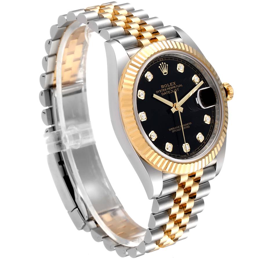 Rolex Datejust 41 Black Dial Yellow Gold 126333