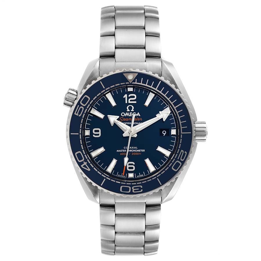 Omega Planet Ocean 39.5mm Steel Mens Watch 215.30.40.20.03.001 Box Card ...