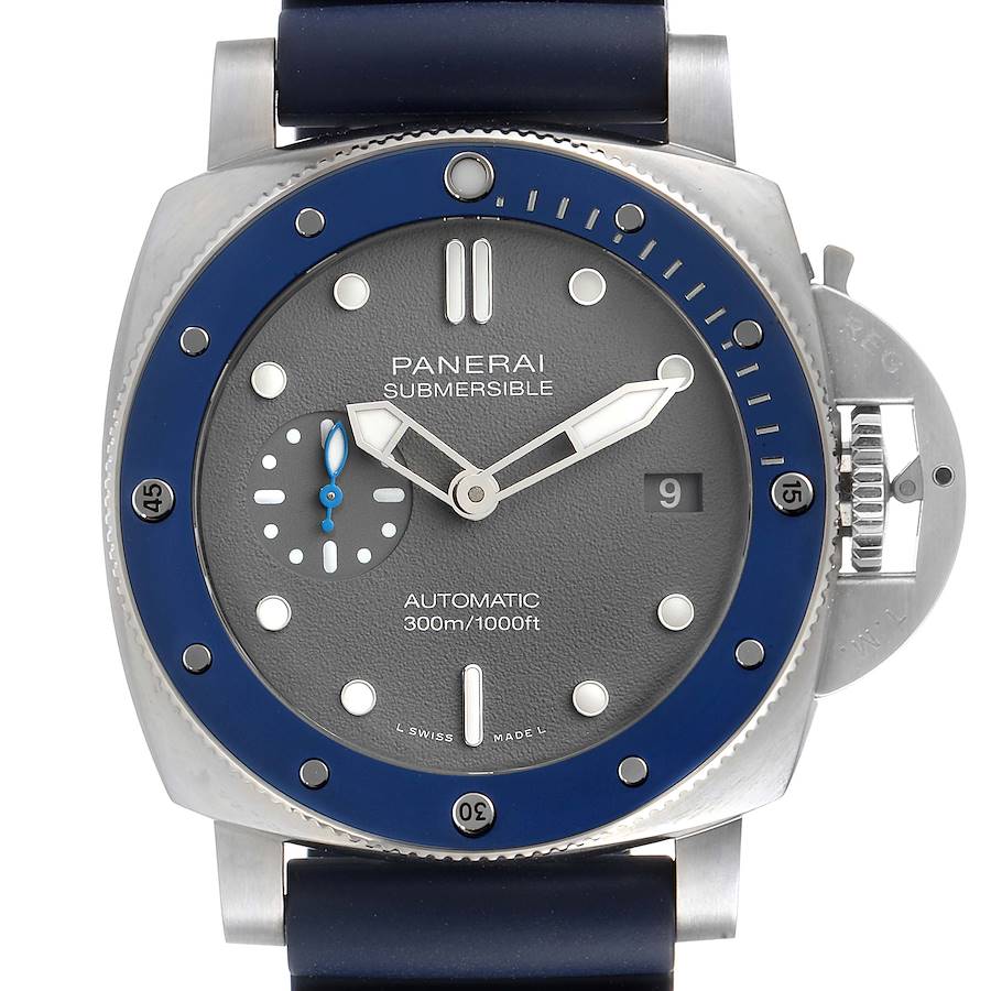 NOT FOR SALE Panerai Luminor Submersible Grey Dial Steel Mens Watch PAM00959 Box Papers PARTIAL PAYMENT SwissWatchExpo
