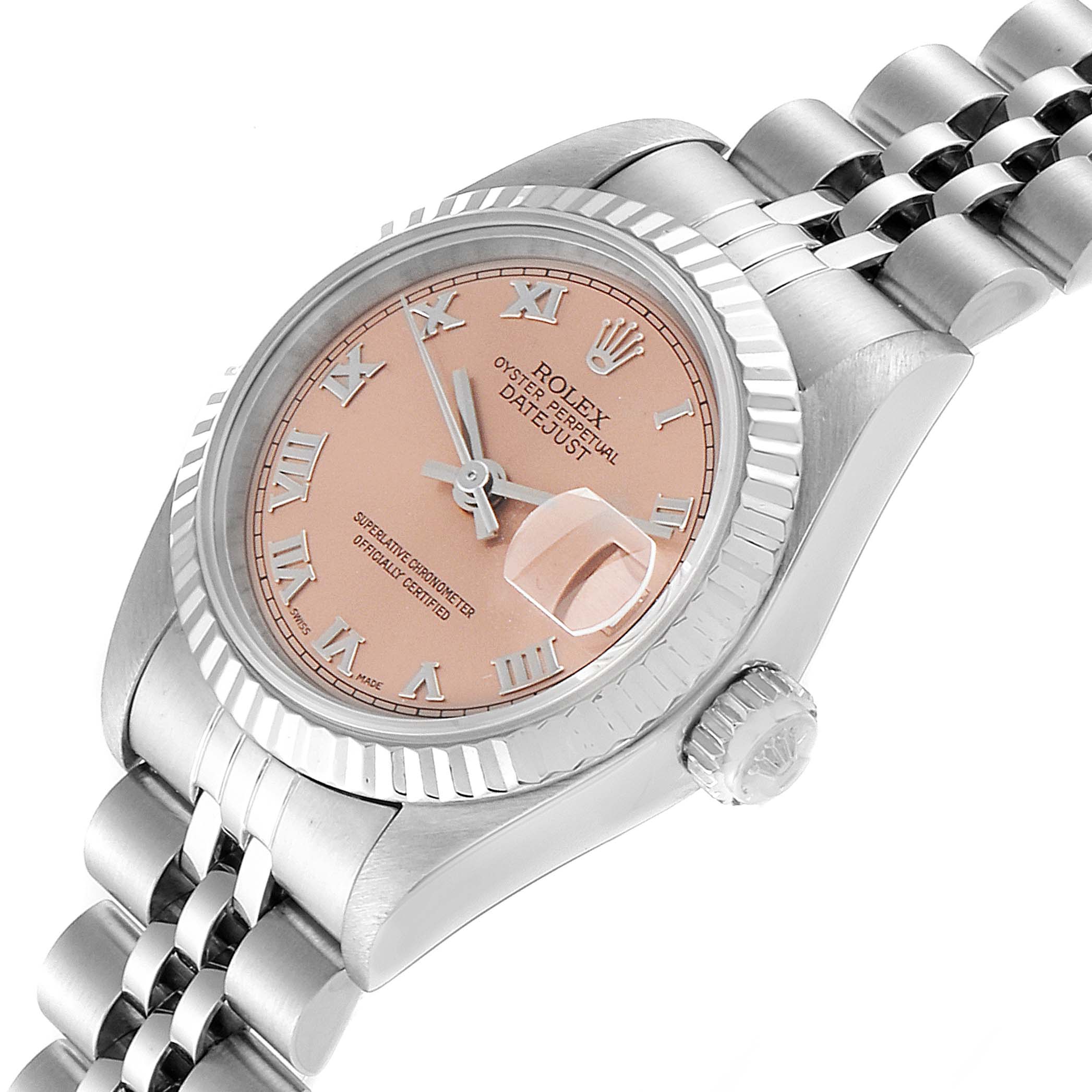 rolex datejust salmon