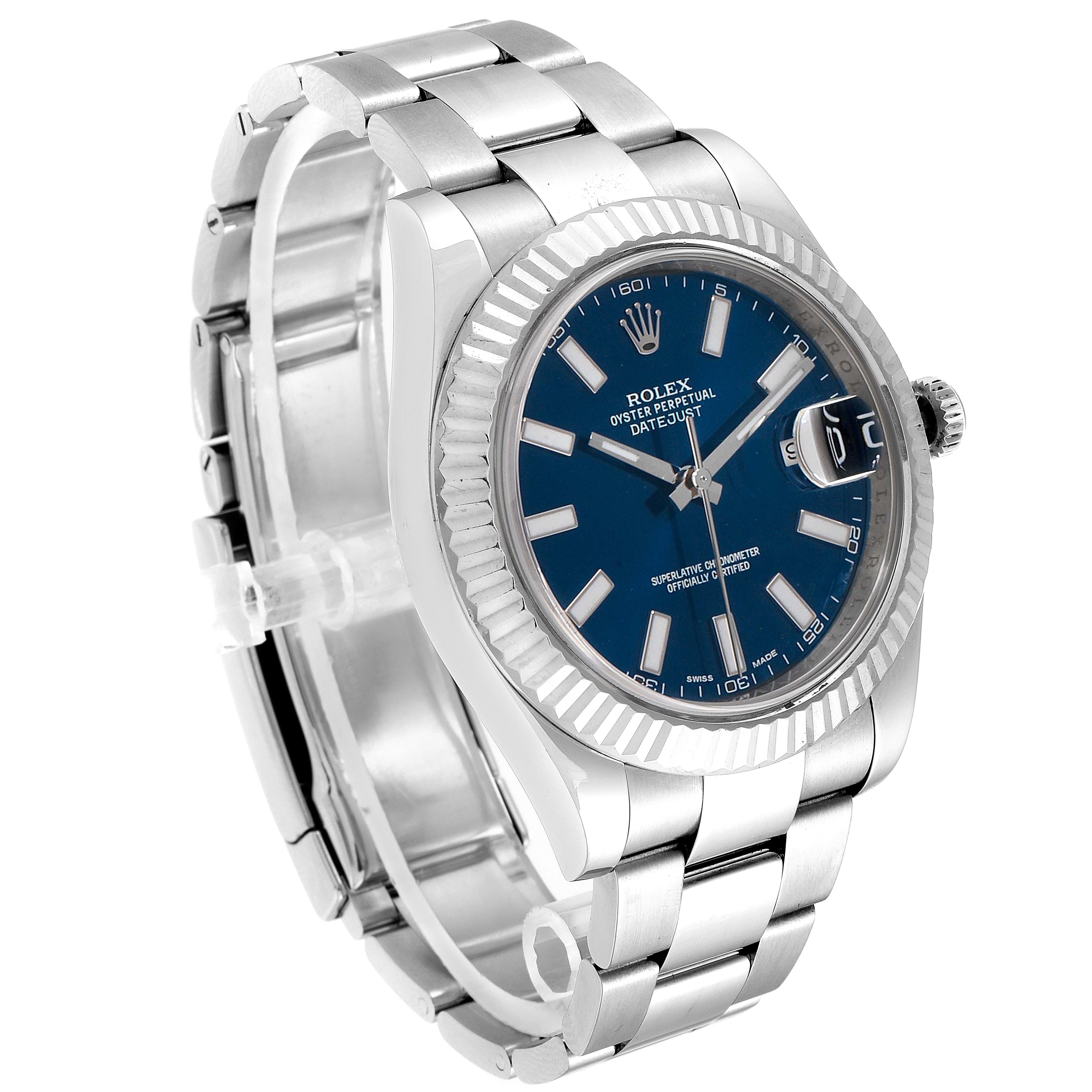 datejust 41mm white dial