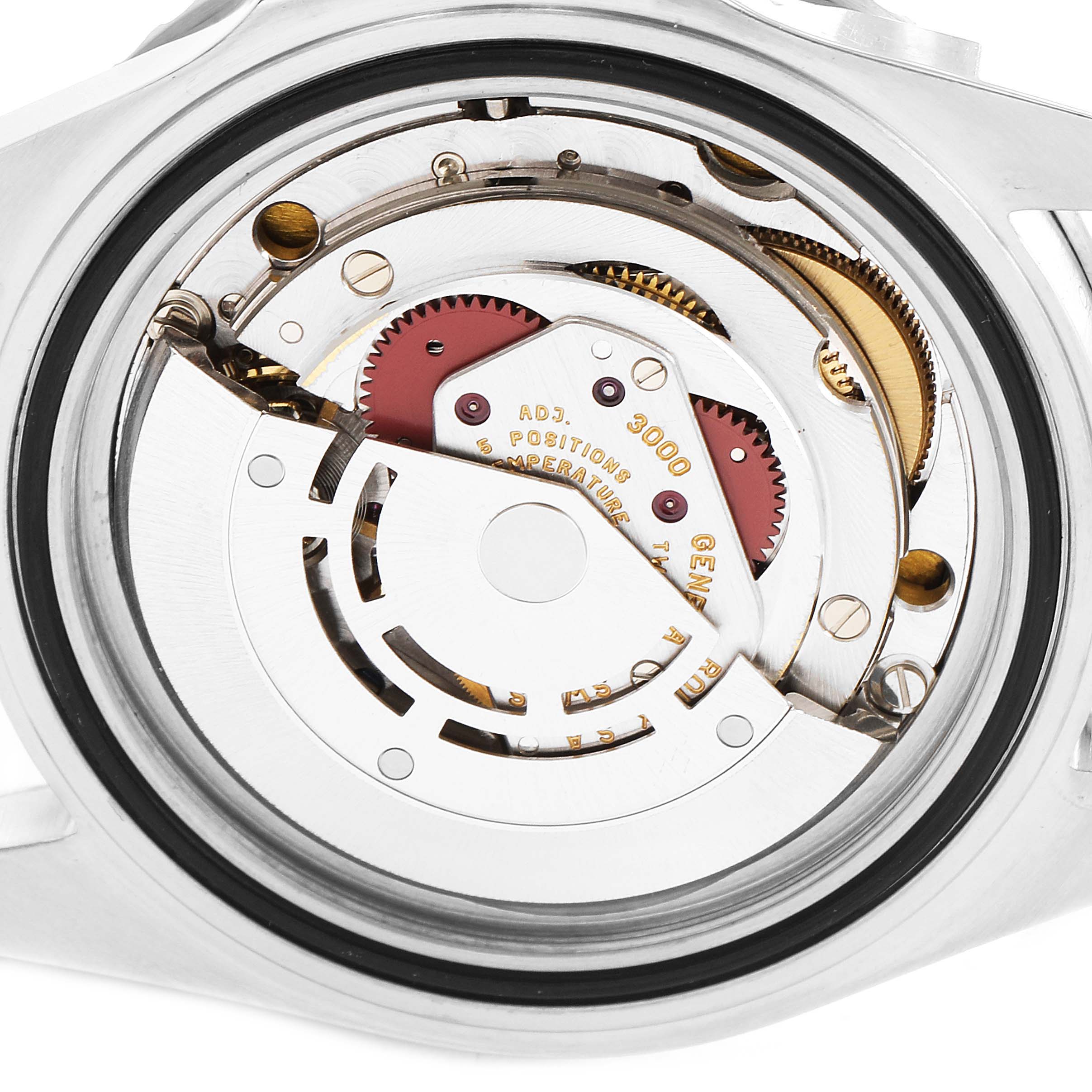 This image shows the internal movement and mechanism of a Rolex Submariner 14060 Men
s Stainless Steel Black Dial 14060 Men
s Stainless Steel Black Dial watch, viewed from the back.