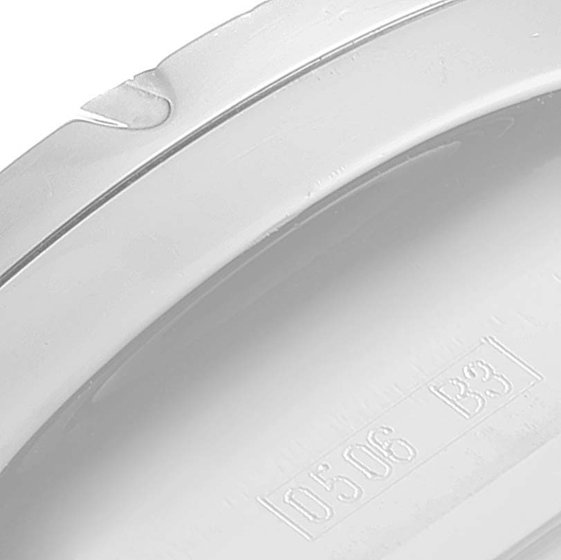 This image shows a close-up of the inside of a watch bezel for the Bentley model by Breitling.