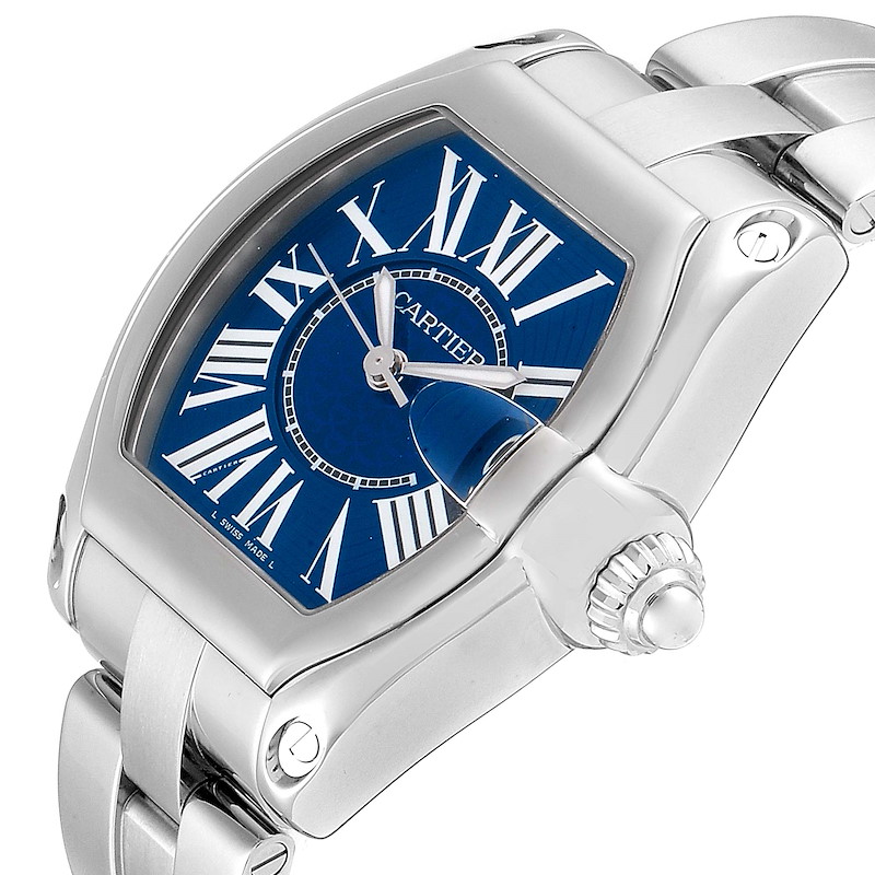Cartier Roadster Stainless Steel W6206012 Stock 28040 SwissWatchExpo